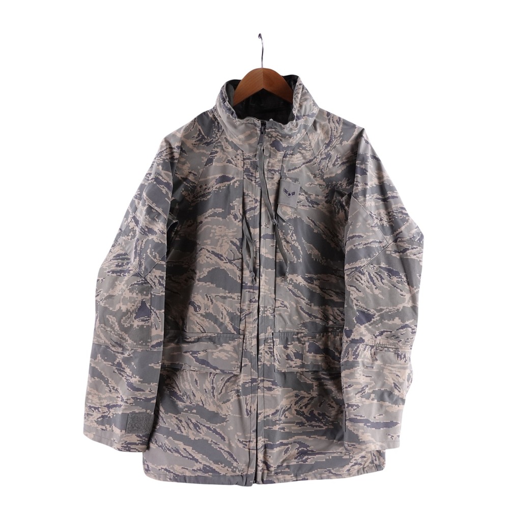 Valley Apparel Mens Small Regular US Air Force APECS Parka Digital Tiger Camo